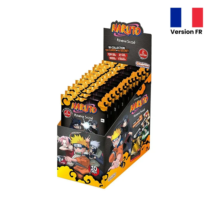 Naruto Mythos TCG - Konoha Shidō - Display de 24 boosters en français ÉDITION 1