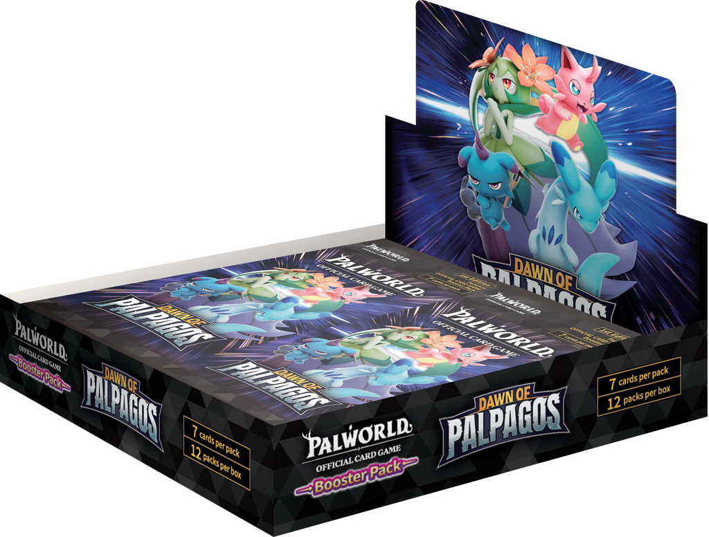 Palworld - BP01 Dawn of Palpagos - Display de 12 Boosters ENG