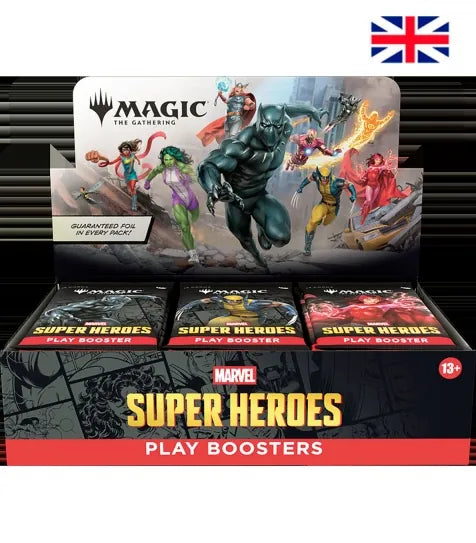 Magic The Gathering Marvel Super Heroes ENG - Play Booster Box 30 Boosters